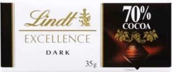 Lindt Excellence - Dark Chocolate Bars (24 X 35g Display Unit)