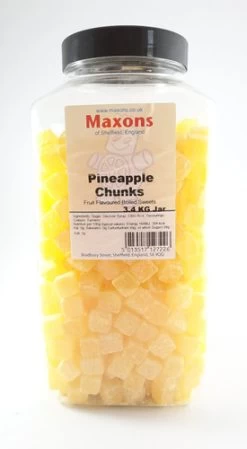 Maxons - Pineapple Chunks (3.4kg Jar)