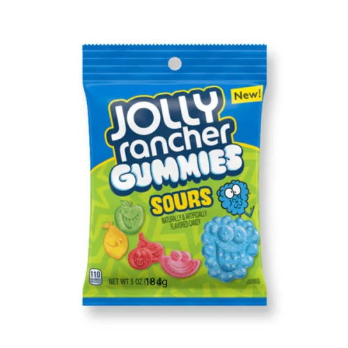 Jolly Rancher Sour Gummies (184g) 3 Jolly Rancher Sour Gummies (184g)