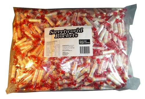 Sweetworld Rockets(500 Rolls In A 2.45kg Bag) 3 Sweetworld Rockets(500 Rolls In A 2.45kg Bag)