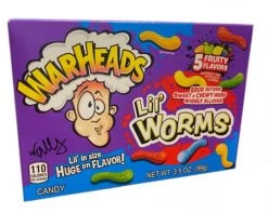 Warhead Movie Box - Lil Worms (99g X 12 Packs In A Display Unit)